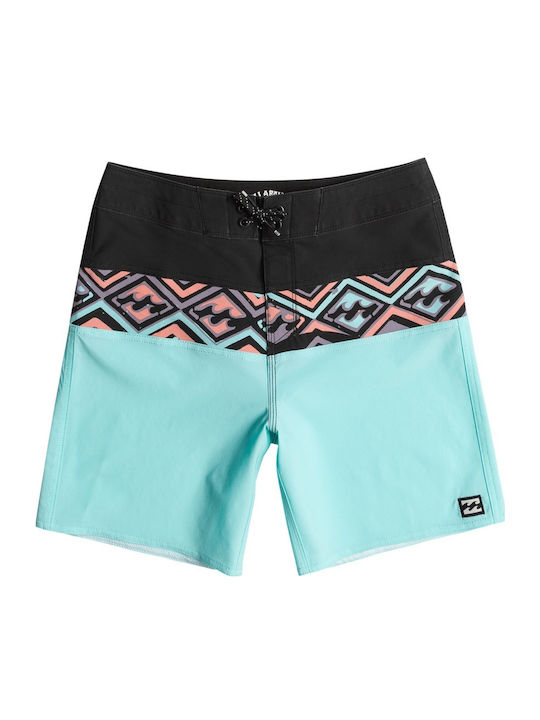 Billabong Momentum Pro 15 Coastal Kids Swimwear Swim Shorts Turquoise
