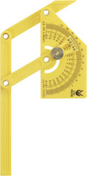 KWB Plastic Angle Ruler with Protractor 15.5cm