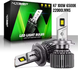 NovSight Lămpi Autoturismului H7 Canbus LED Alb rece 100W