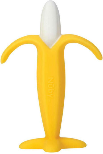 Nuby Banana Teething Ring from Silicone for 3 m+