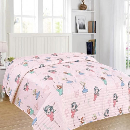 Adam Home Детско Одеяло Единично Розово 160x220см