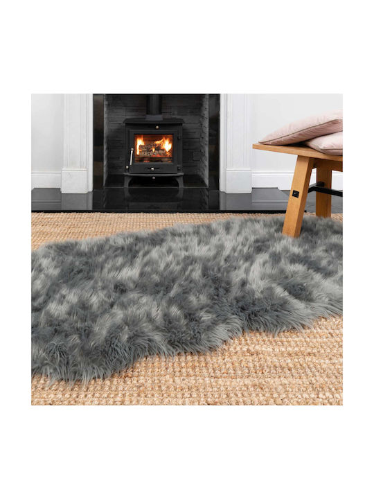 Rug Rectangular Grey