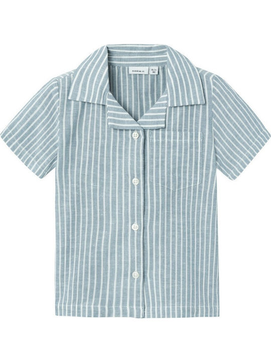Name It Kinderhemden Gestreift Kurzärmelig Blau