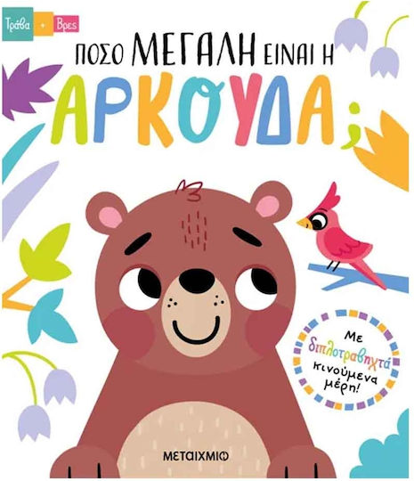 Τράβα Και Βρες Πόσο Μεγάλη Είναι Η Αρκούδα Μια Νέα Σειρά Καρτονέ Βιβλίων Με Διπλοτραβηχτά Κινούμενα Μέρη