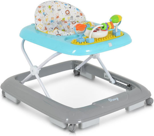 Moni Baby Walker with Music for 6+ Months Blue