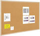 Bi-Office Cork Notice Board 80x50cm