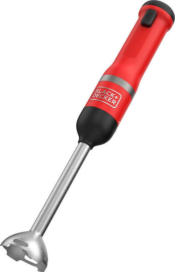Black & Decker Ραβδομπλέντερ με Ανοξείδωτη Ράβδο Μαύρο