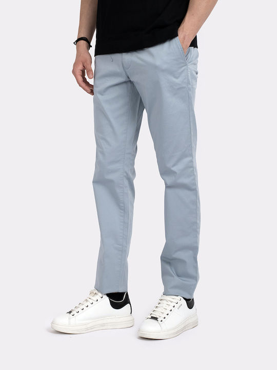 Gant Pantaloni Chino Elastic cu Croială Slim Ciel