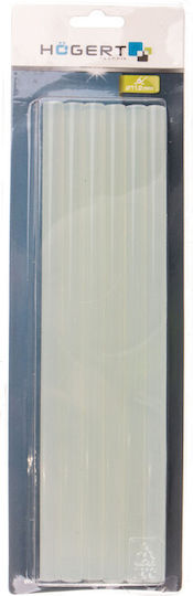 Högert Technik Ράβδοι Σιλικόνης HT2C137 Διάφανο 11mm 12τμχ