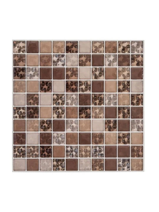 Decorative Sticker Wall Brown 2pcs 25.5x25.5cm Atmosphera