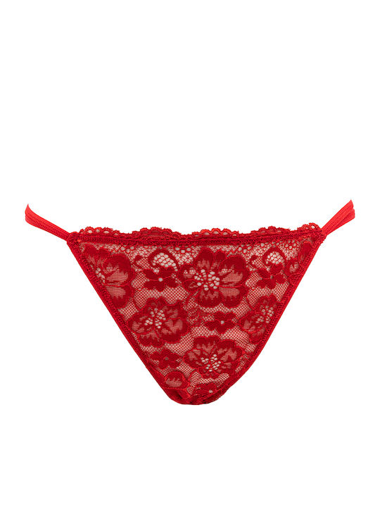 Fay Lingerie Șir de Caractere Roșu
