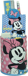 Gim Minnie mit Federmäppchen und Buntstifte Gim Minnie mit Federmäppchen und Buntstifte