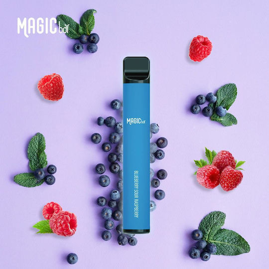 Magic Bar Țigară Electronică de unică folosință 600 Inhalări Sour Raspberry 2ml 2mg