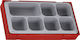 Teng Tools Tool Compartment Organiser Red