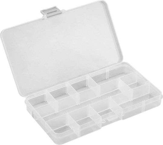 Topex Werkzeugkoffer-Organisator 10 Positionen Transparente 17.8x10.5x2.4cm