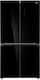 Teka Side-by-Side Refrigerator 436lt Total NoFrost H183xW83.6xD63.6cm Black RMF 75820 GBK