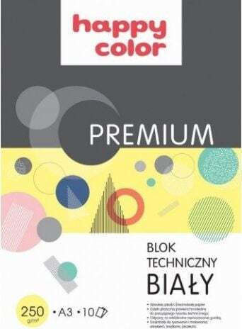Technischer Block Weiß A3/10k Premium Happy Color