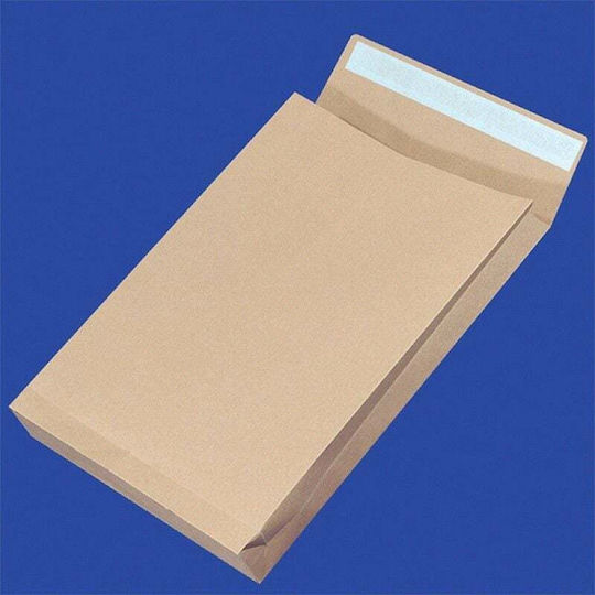 Office Products Set de plicuri Corespondență cu Autocolant 250buc 22.9x32.4cm în Maro Culoare