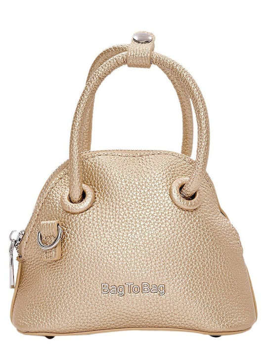 Bag to Bag Γυναικεία Τσάντα Χειρός Χρυσή