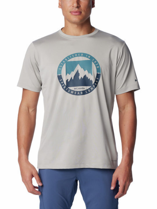 Columbia Lake Ii T-shirt Bărbătesc cu Mânecă Scurtă Gri cremene