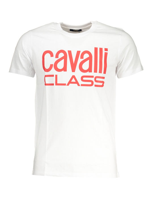 Roberto Cavalli Herren T-Shirt Kurzarm White