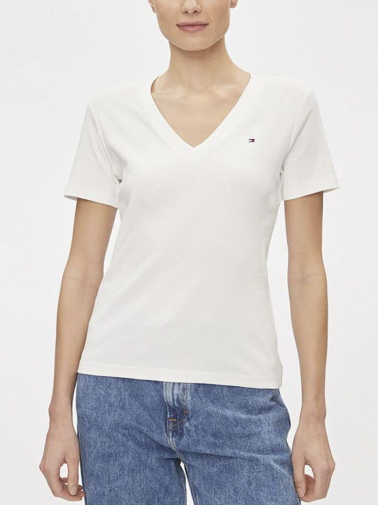 Tommy Hilfiger Γυναικείο T-shirt Λευκό