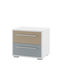 Wooden Kids Bedside Table Reven Brown 50x38.3x44.6cm
