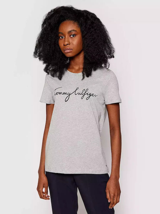 Tommy Hilfiger Γυναικείο T-shirt Γκρι