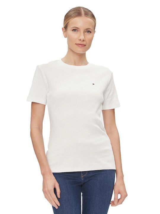 Tommy Hilfiger Damen T-Shirt Weiß
