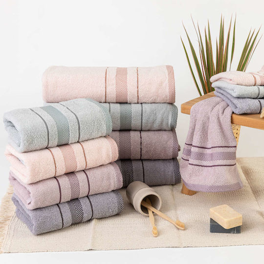 Borea Bath Towels Set 6 pcs Folio Light Blue