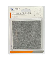 Tpster 34759 Square Felts with Sticker 85x85mm 2pcs