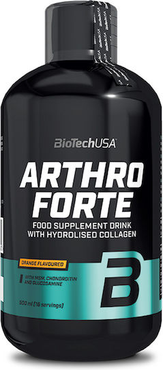 Biotech USA Arthro Forte Liquid Συμπλήρωμα για την Υγεία Αρθρώσεων & Οστών 500ml Πορτοκάλι