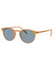 Oliver Peoples Riley Sun Unisex Γυαλιά Ηλίου με Πορτοκαλί Κοκκάλινο Σκελετό και Μπλε Φακό OV5004SU 169956