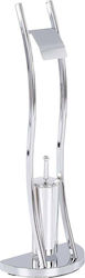 Beliani Metal Bathroom Accessory Set Gray