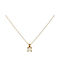 Halskette aus Gold 18k mit Diamant