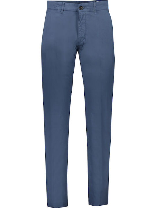 Trousers Elastic in Slim Fit blue