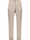 Trousers Elastic in Regular Fit Beige