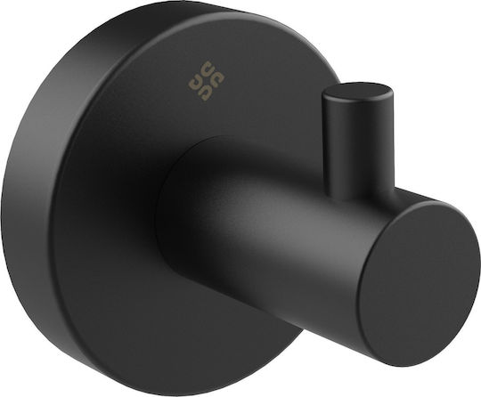 Deante Single Wall-Mounted Bathroom Hook Black