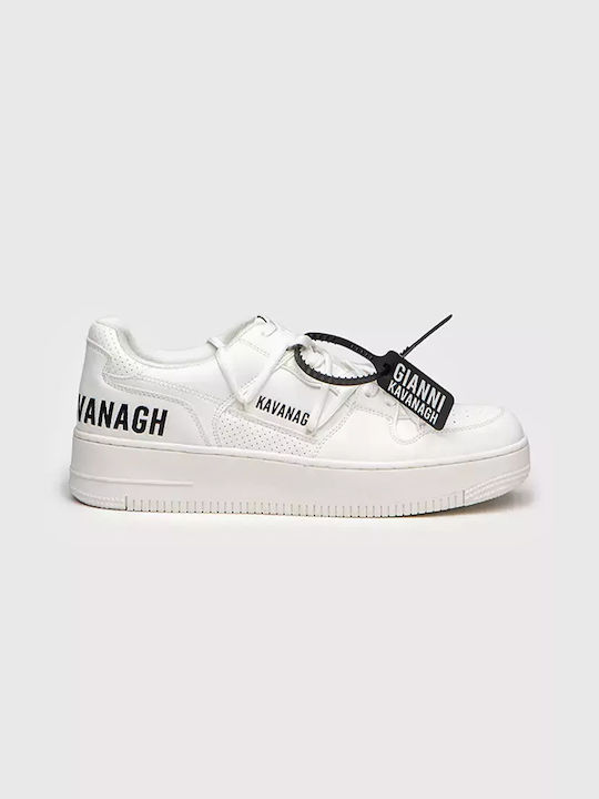 Gianni Kavanagh Wrapped Sneakers White