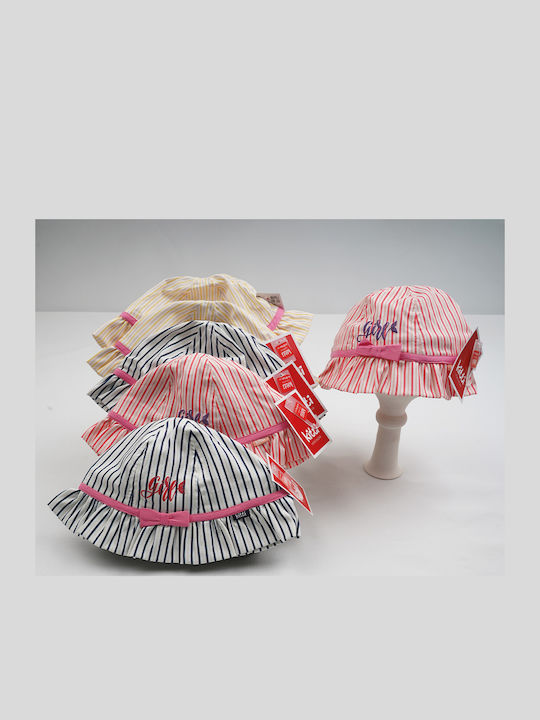 Kitti Kinderhut Fedora Stoff Blau Stripes