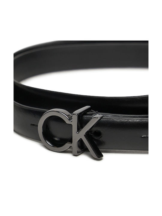 Calvin Klein Leather Women's Belt Black