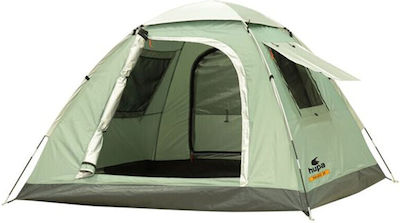 Hupa Palace De vară Cort Camping Verde pentru 4 Persoane 240x210x160cm