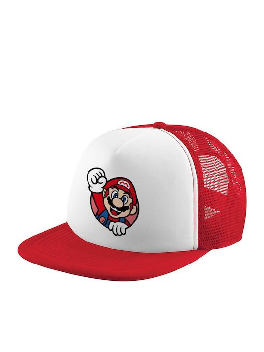 Koupakoupa Kids' Hat Jockey Fabric Super Mario ...