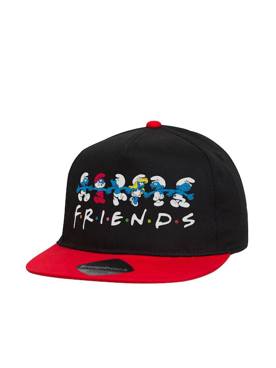 Koupakoupa Kids' Hat Fabric Friends Smurfs Black