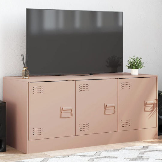 TV-Ständer Aus Metall Rosa M99xP39xH44cm