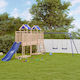 vidaXL Дървена Кула с Повърхност за Катерене 313x533x215см. Кафяв