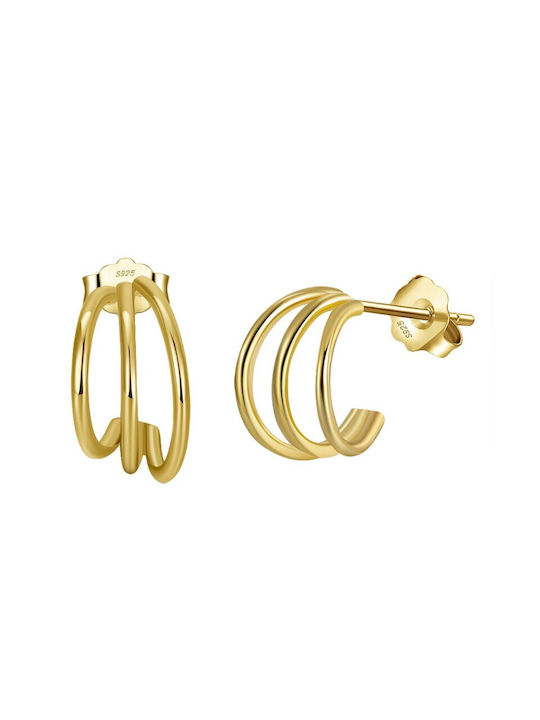 Hoops Earrings Hoops made of Silver Gold Plated