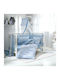 Vesta Home Arktos Πάπλωμα Κούνιας Γαλάζιο Blue 110x150cm