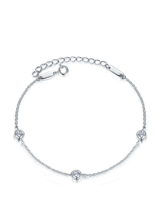 Bracelet made of Silver with Zircon