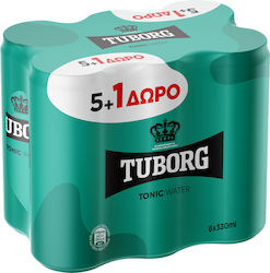 Tonic Water Κουτί Tuborg (6x330 ml) 5+1 Δώρο